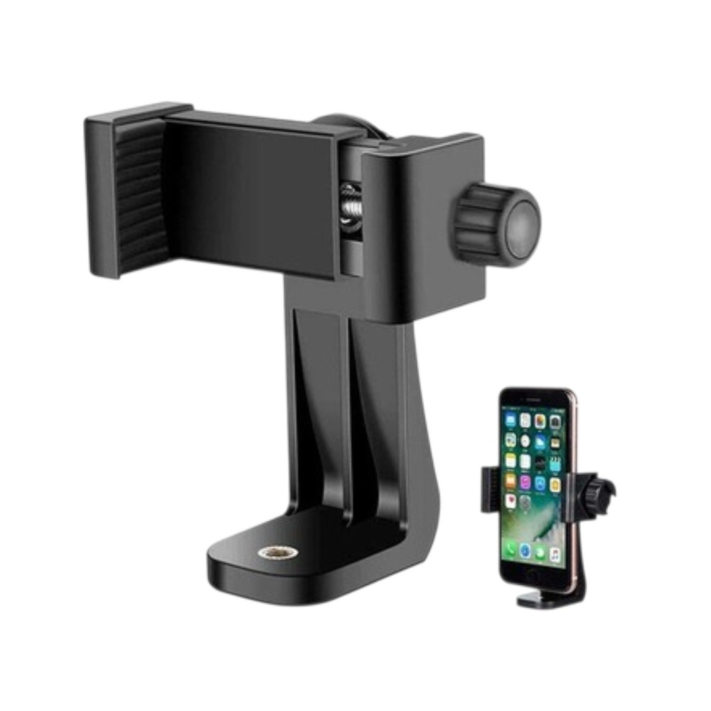 Ailun Tripod Mount Phone Adapter Unisex OS Black New 360 Rotating Universal Clip